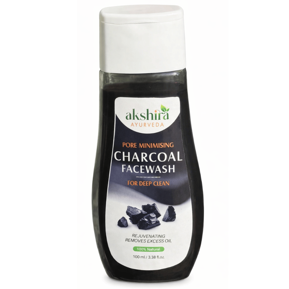 Akshira Ayurveda Pore Minimising Charcoal Facewash