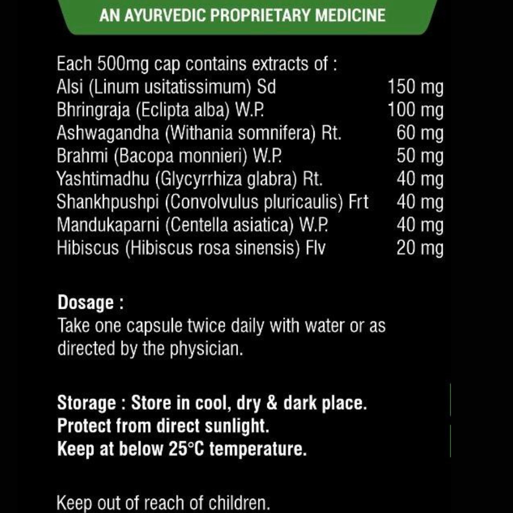 Akshira Ayurveda Keshakshi Hair Capsules - Image 2