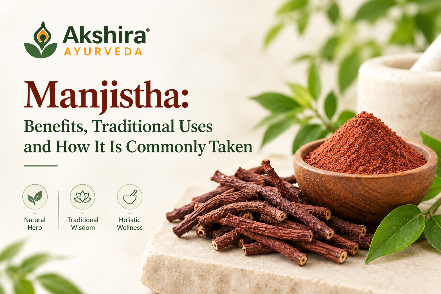 Manjistha Benefits, Traditional Uses and How It Is Commonly Taken