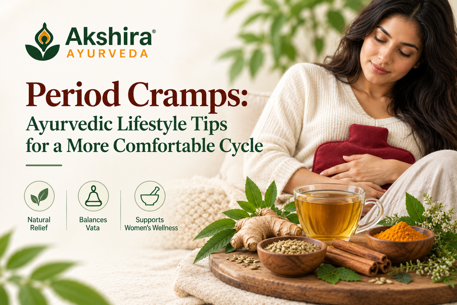 Period Cramps Ayurvedic Lifestyle Tips for a More Comfortable Cycle